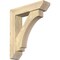 Ekena Millwork Imperial Slat Rough Sawn Bracket w/ Offset Brace, Douglas Fir, 6"W x 24"D x 28"H BKT0604X24X28IMP06RDF - alternate 1